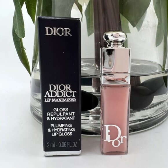 Dior Addict Lip Maximizer 001 Pink Plumper Sheer Plumping Lip Gloss NEW Lipgloss - Picture 3 of 4
